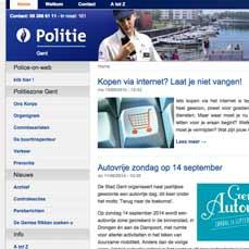Joomla distro for the Belgian Police details